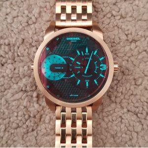 Rose Gold Diesel Watch